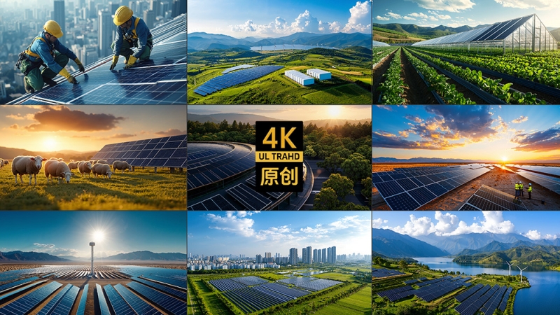 太阳能发电系统（工业产品宣传）