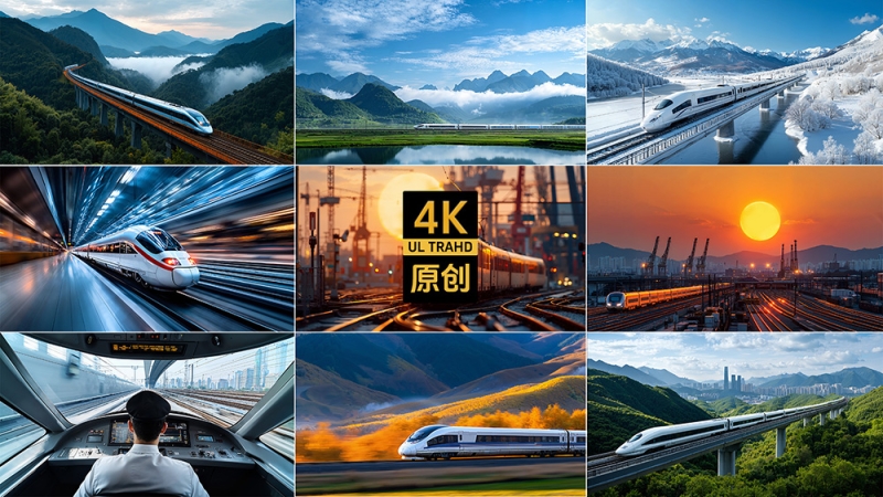 中国高铁城市和自然地理（城市宣传片）