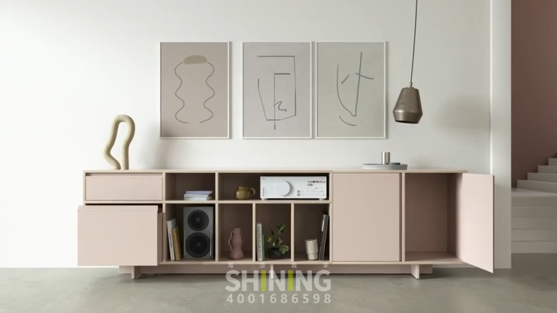 智能多功能组合储物柜动画