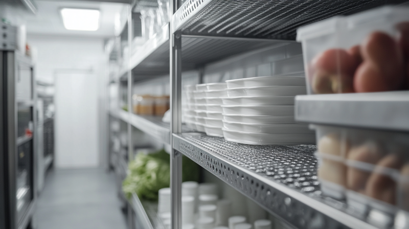 金属多层置物架动画（一）