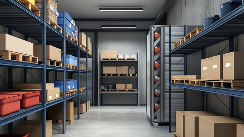 金属多层置物架动画（二）